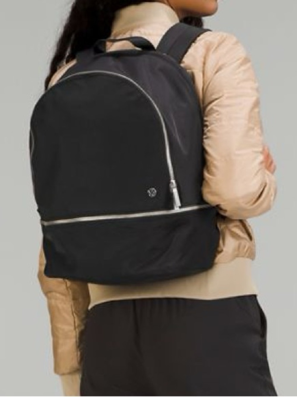 Lululemon City Adventurer Backpack Black and silver